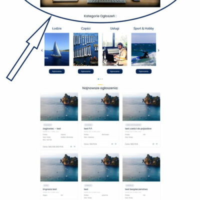 Reklama na Stronie Główniej