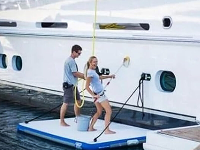 Platforma, tratwa dokująca – przestronna, stabilna i wytrzymała